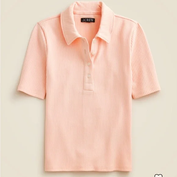 J. Crew Pink Short Sleeve Polo - Picture 6 of 10